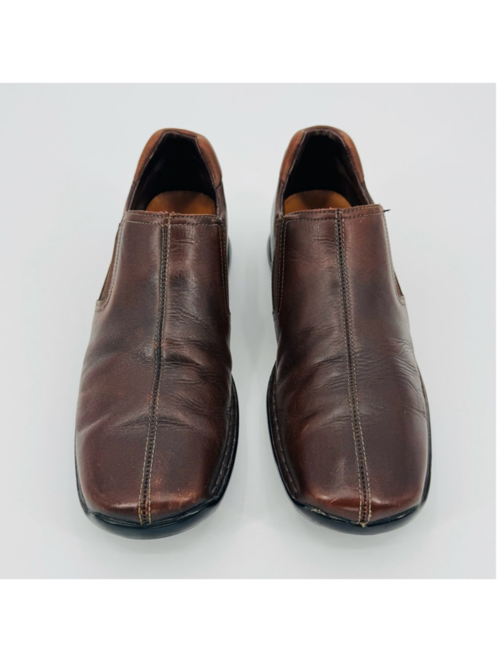 Men's Cole Haan Zeno Brown Leather Loafers Slip-Ons 10.5